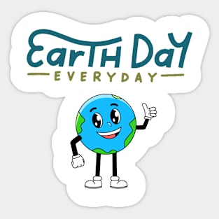 Earth day everyday Sticker